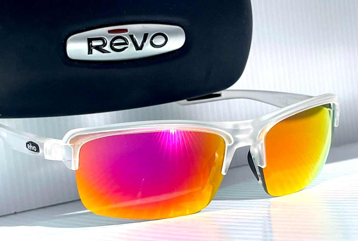 NEW REVO CRUX N Matte Crystal POLARIZED Spectra Ruby Lens Sunglass