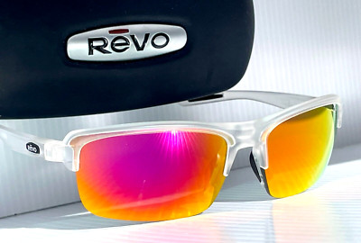 NEW REVO CRUX N Matte Crystal POLARIZED Spectra Ruby Lens Sunglass