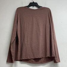 Xersion Anti Odor Open Back Long Sleeve Polyester Shirt Size XXL Color Rose