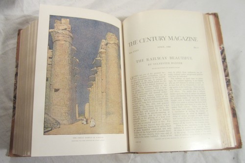 CENTURY MAGAZINE, 1907-08 -- Helen Keller, MARS, Egypt, COLOR PHOTOGRAPHY - Picture 15 of 16