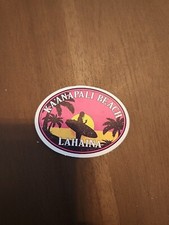 Kaanapali Beach Lahaina Hawaii Sticker Decal - Matte