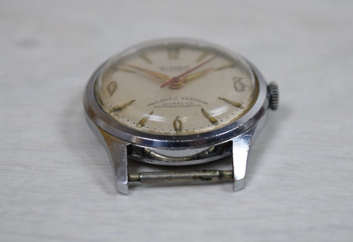 Vintage Collectible ELOGA 17 Jewels Swiss Military