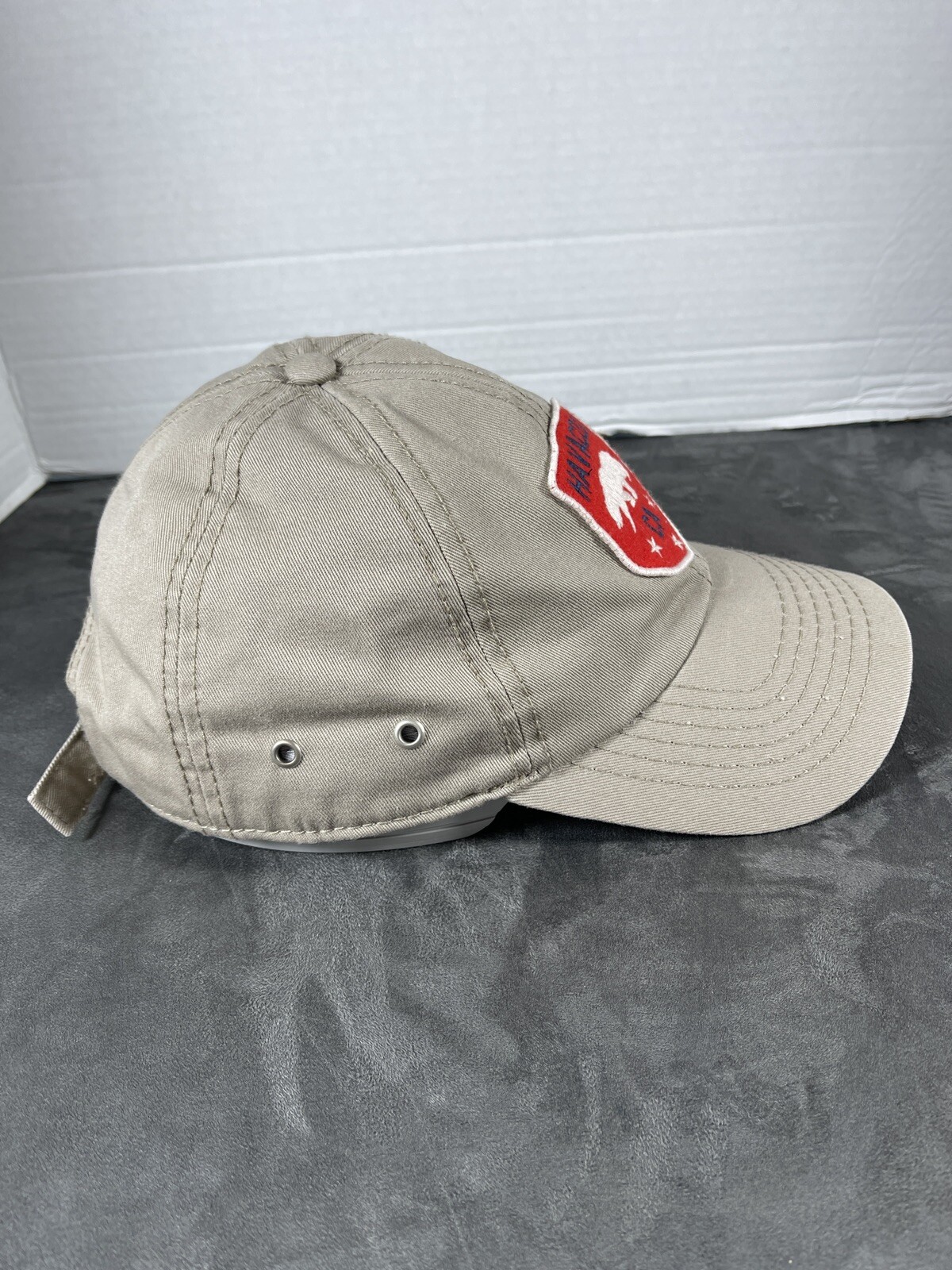 HAVACOA California Patch Bear Shield Strapback Be… - image 5