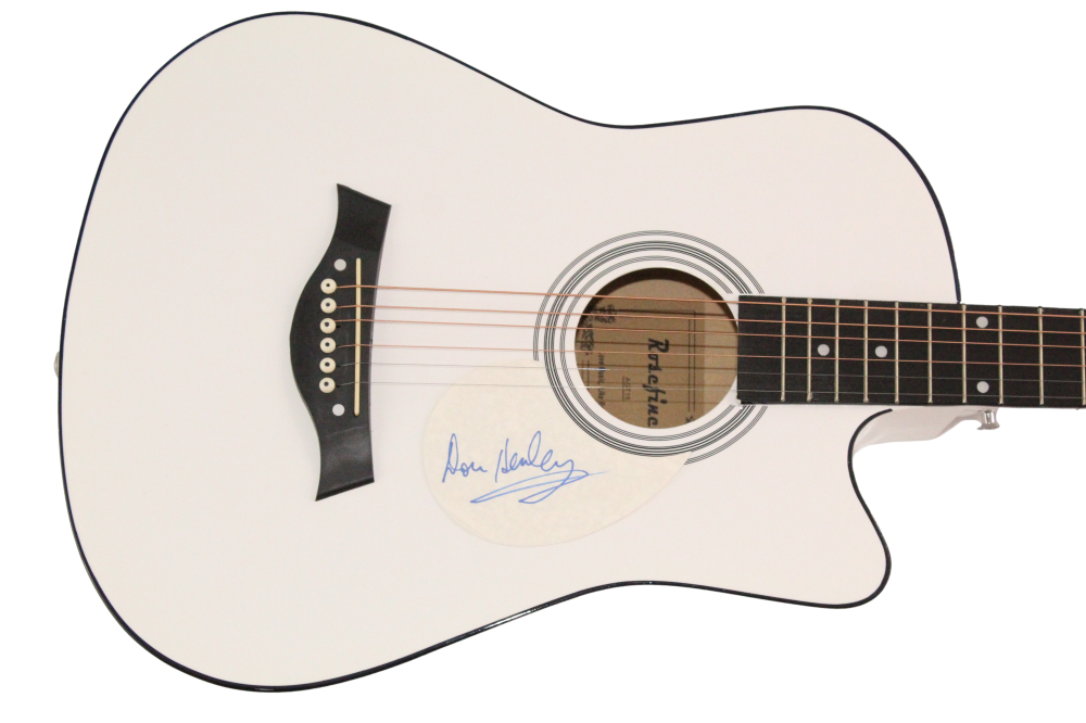 Don Henley Autographed Signed Eagles Acoustic Guitar - Desperado w/ JSA COA 
