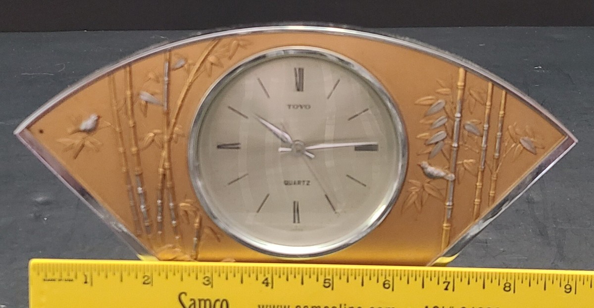 TOYO QUARTZ CLOCK JAPAN VINTAGE 6212 Bambo | eBay