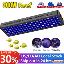 Phlizon 300W LED Aquarium Lights Fresh/Salt Water Coral Reef Light for 36" Tank