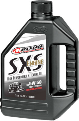 Maxima 5W-50 SXS/ Side-By-Side ATV/UTV Full-Synthetic 4T 4-Stroke Engine Oil 1L