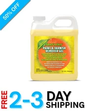 Fast Acting 32oz Paint & Varnish Gel Remover - No Harsh Chemicals, Safe & Easy