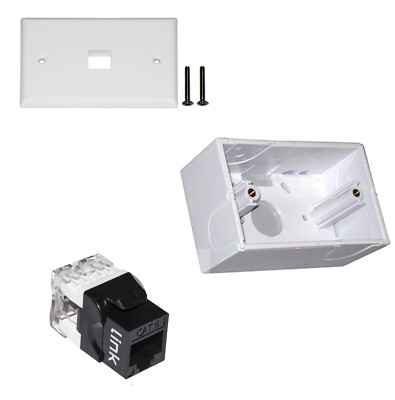 Kenable - Presa urale per 4 frutti Keystone RJ45 cat. 6