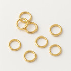 Gold-Filled Round Closed Jump Ring 5mm 21Gauge,10 pc, Jewelry Making Supplies