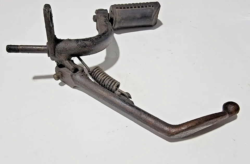 Conjunto de soporte lateral de clavija de pie izquierdo Honda CB450 CB 450 1971-1974 Foto 3 de 4