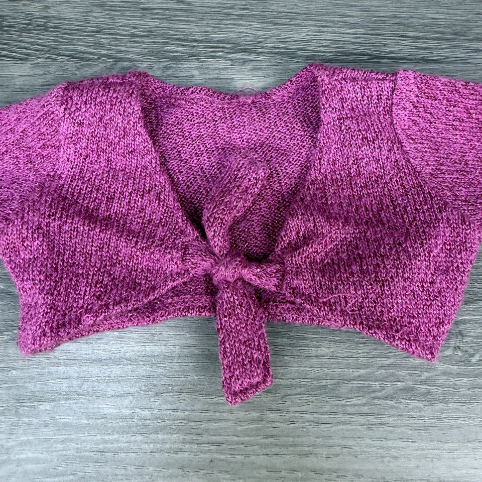 Кукла American Girl 18 дюймов два в одном для катания на коньках блестящий пурпурный свитер-жакет - Изображение 2 из 4