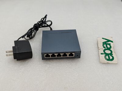 TP-Link TL-SG105 5-Port Gigabit Easy Smart Switch w/ AC Adapter FREE SHIPPING