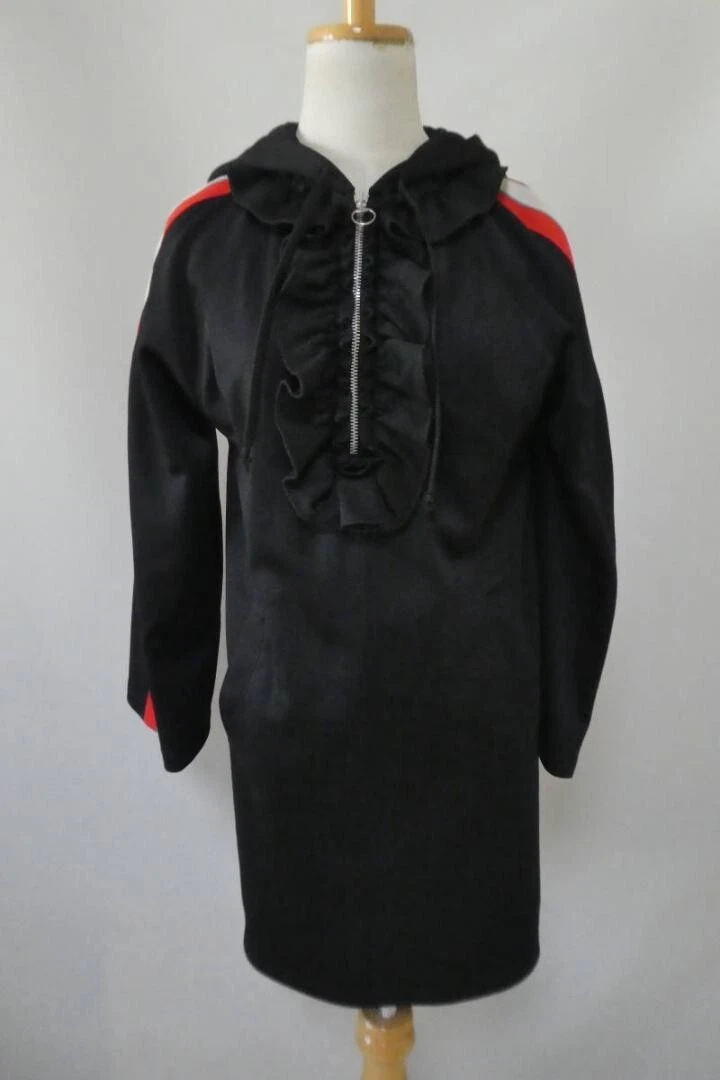 Robe GUCCI en jersey à volants femme taille XS noir