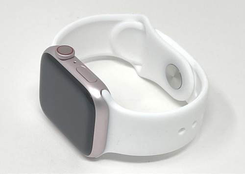 Apple Watch Series 9 41mm Różowe aluminium z białym paskiem sportowym Komórka Bardzo dobry - Zdjęcie 5 z 5