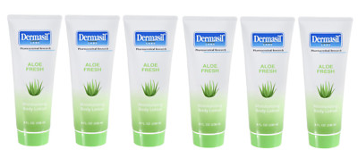 Dermasil Aloe Fresh Moisturizing Body Lotion Fast Absorbing Formula 8oz 6 Pack