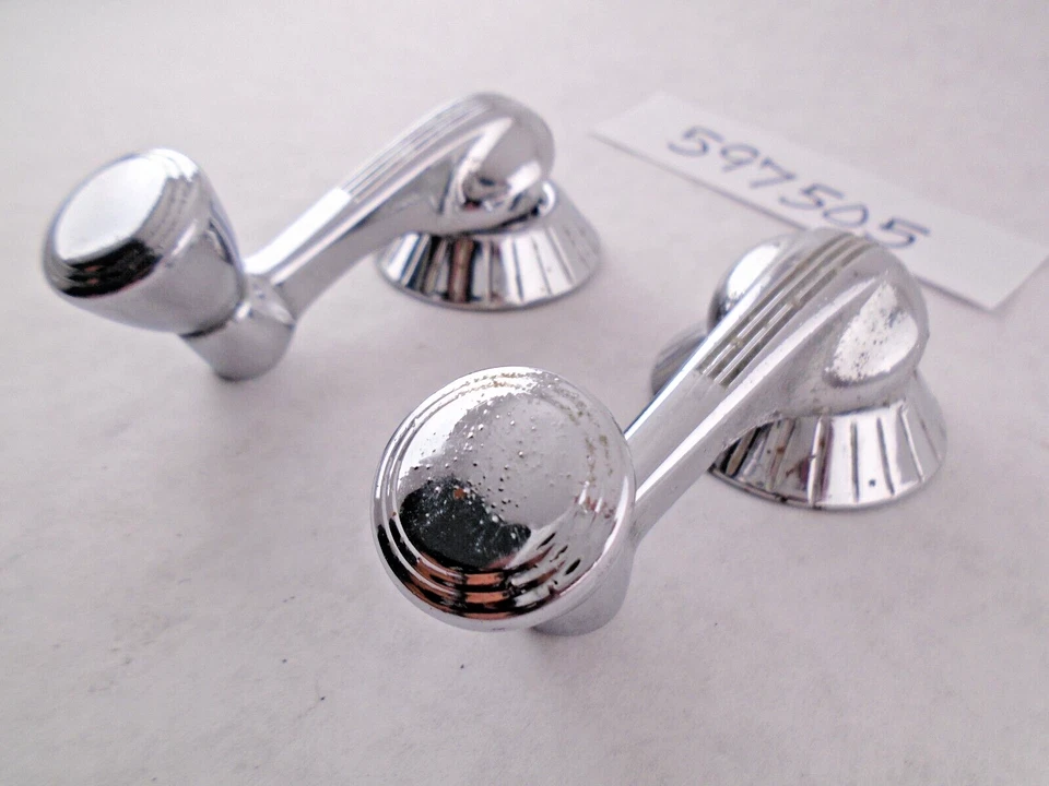 Buick Roadmaster Special Century 1957 bielas de ventana de ventilación OEM Foto 3 de 4