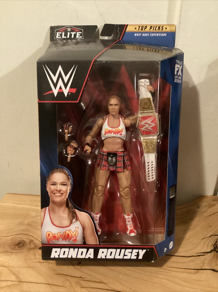 Ronda Rousey Top Picks WWE Elite Collection Action Figure New But Bad Package