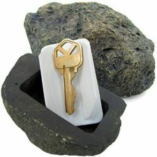 FingerLakes Hide-a-Key Fake Rock Looks & Feels Like Real Stone - Yard Geocaching