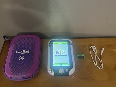 Leap Frog LeapPad Ultra Learning Gaming Tablet w/ Hard Case & Game  Brave TESTED
