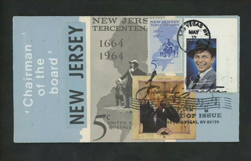 Ranto Cachet US FDC #4265 on 1247 Frank Sinatra music New Jersey NJ 2008