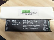 Environmental Lights DMX-4-5000 Decoder-Studio 4-Channel RGBX 5A/Channel