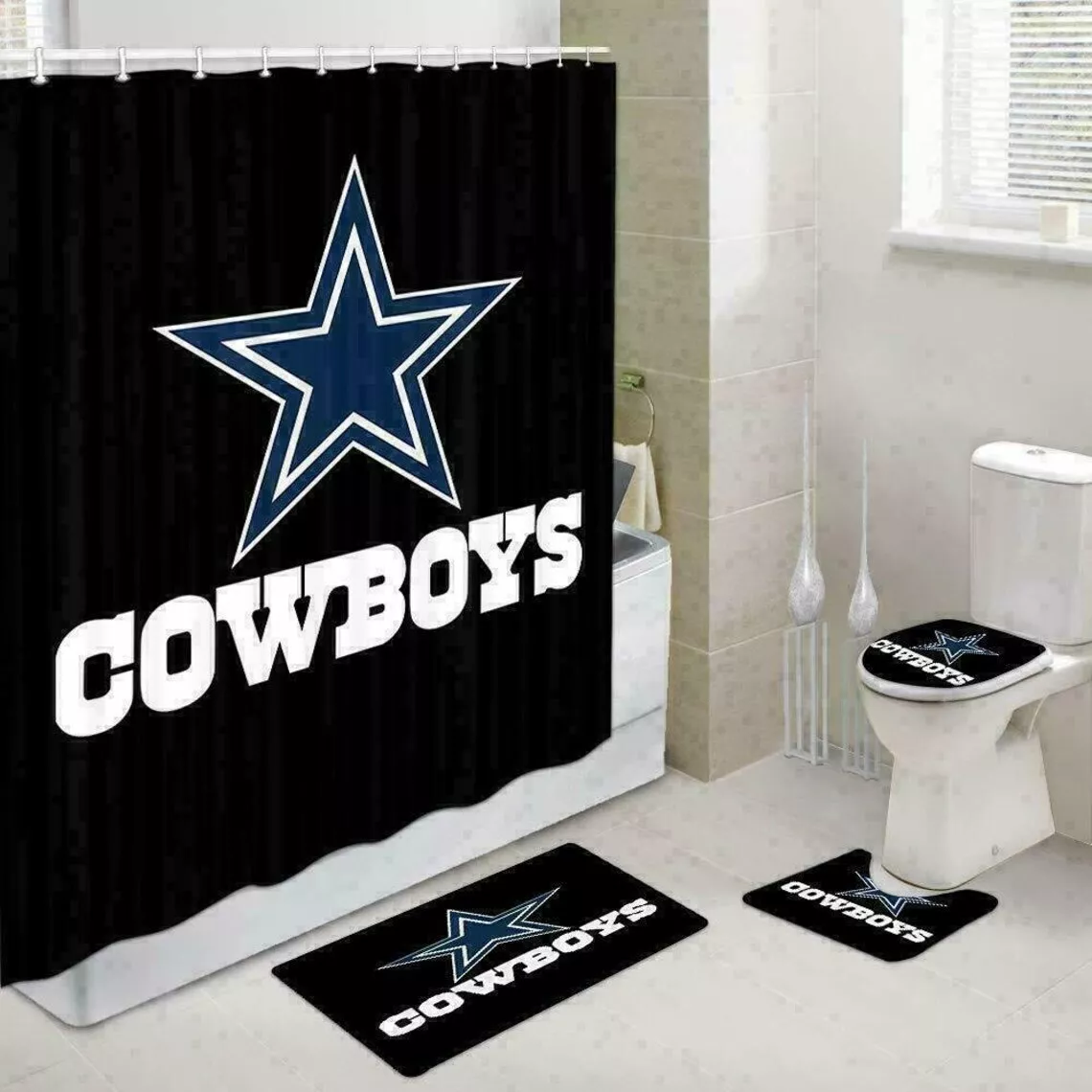 Dallas cowboys 2024 bathroom set