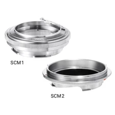 SHOTEN SCM adapter set-Contax C/Nikon S mount lens (inner/outer claw) to Leica M