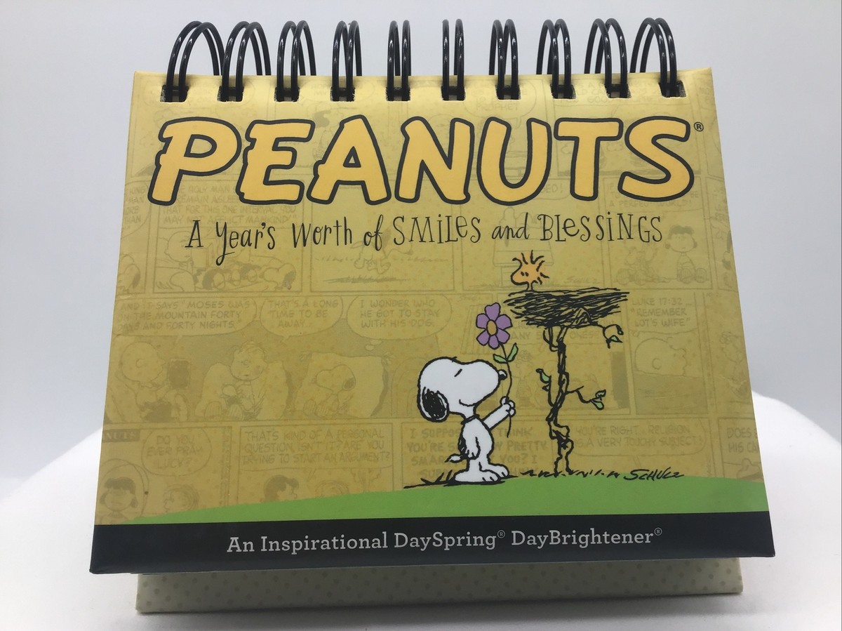 peanuts-a-years-worth-of-smiles-and-blessing-calendar-by-day-brightener-ebay