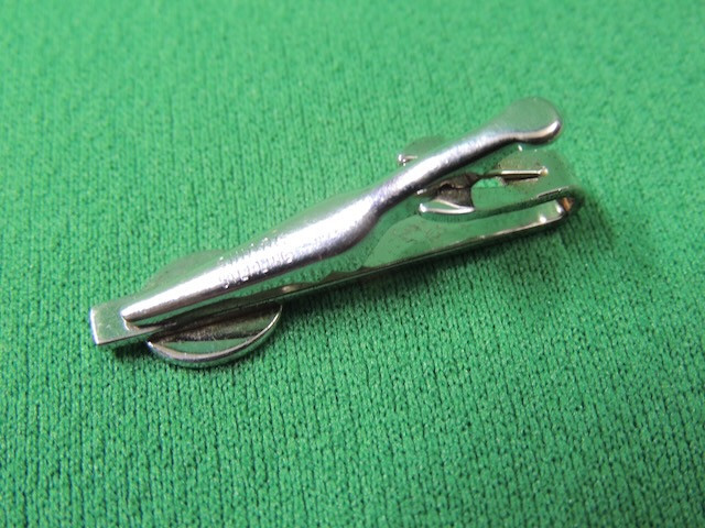 Épingle De Cravate Vintage MERCURY - Plaqué Or, Marque ART CO. For SWANK, États-Unis