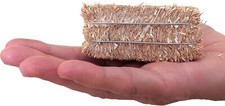 Mini Hay Bales - Pack of 12 Small Decorative Hay for Craft/Dollhouse
