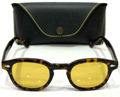 MOSCOT LEMTOSH 46 24-145 SUNGLASSES TORTOISE FRAME YELLOW GOLD 