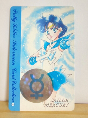 Carte à Collectionner Sailor Moon Sailor Stars N°8 – Sailor Mercury (Banpresto, 1996, Japon)