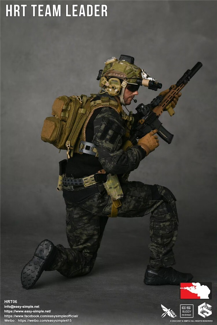 その他 EASY&amp;SIMPLE 1/6 HRT TEAM LEADER Easy＆Simple HRT06 HRT Team Leader Male 1/6 Action Figure