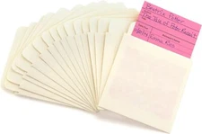 Hygloss Products Manila Library Pockets – Self Adhesive Pocket White 