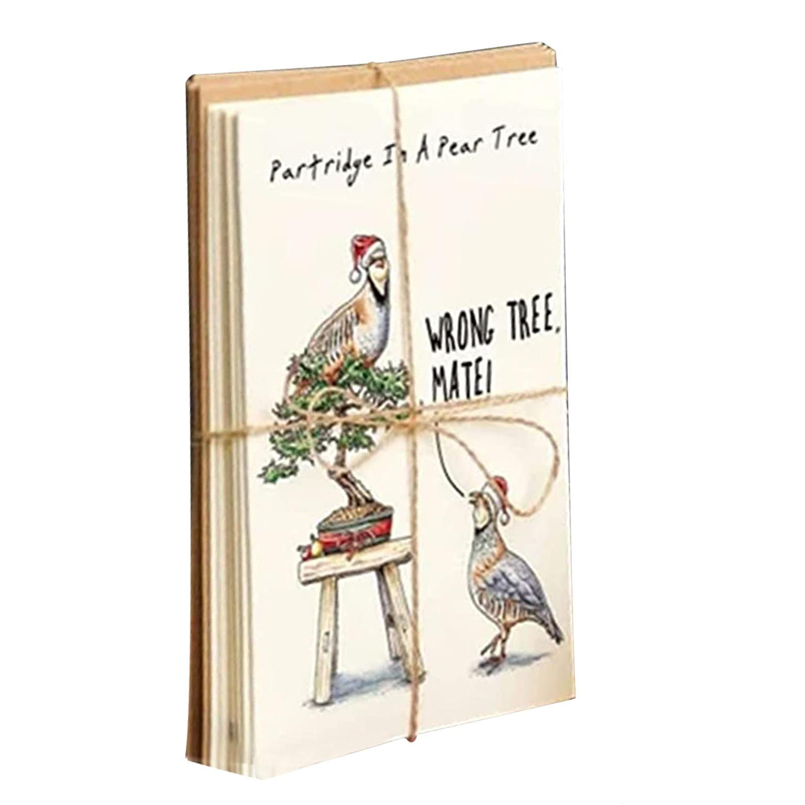 12 Days of Christmas Holiday Greeting Card Set