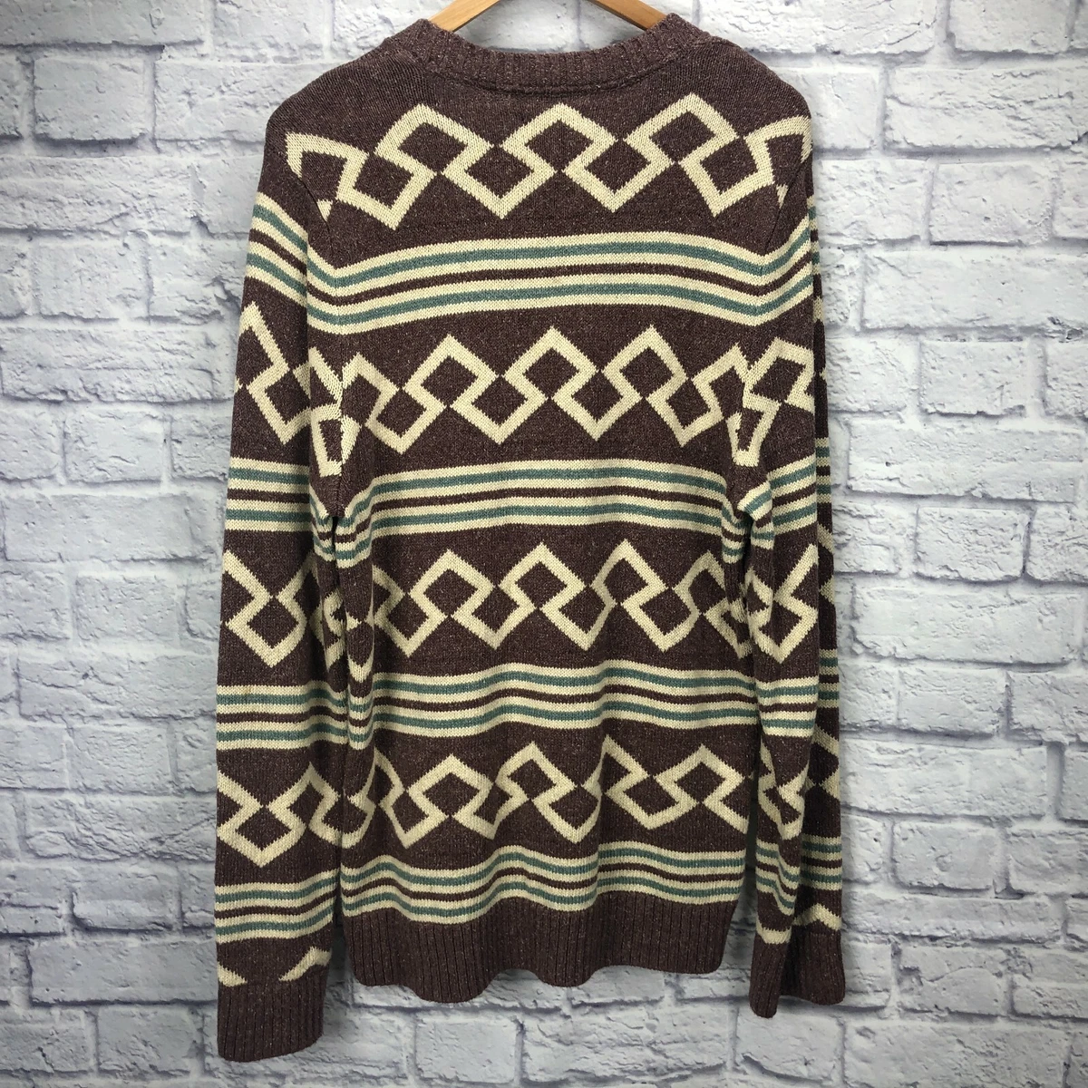 Abercrombie Fitch Men s Medium Cardigan Sweater Ugly Christmas