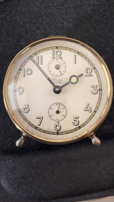 ドイツ　KIENZLE ジャンク Kienzle Germany - Duo Alarm Clock, Glow in the Dark, Metal Casing