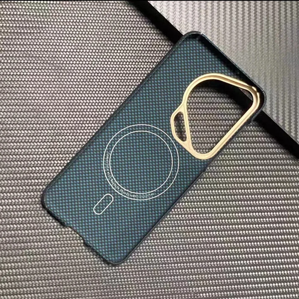 Genuine Carbon Fiber Magsafe Case For Huawei Pura 70 Ultra Pro+ Thin Matte Cover - Image 4 of 4