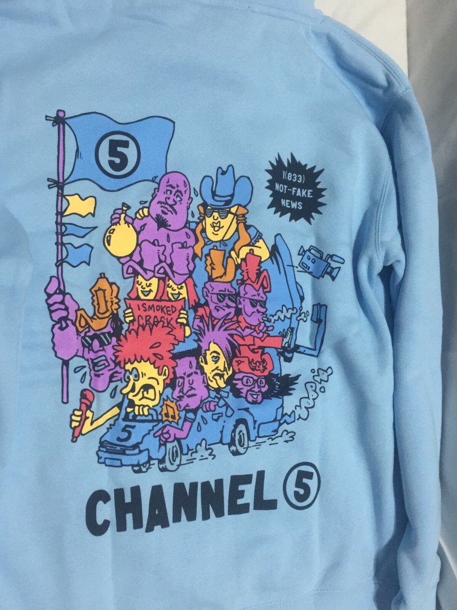 M125 CHANNEL 5 The Characters Sky Blue Hoodie Size Small | eBay M125 CHANNEL 5 The Characters Sky Blue Hoodie Size Small | eBay