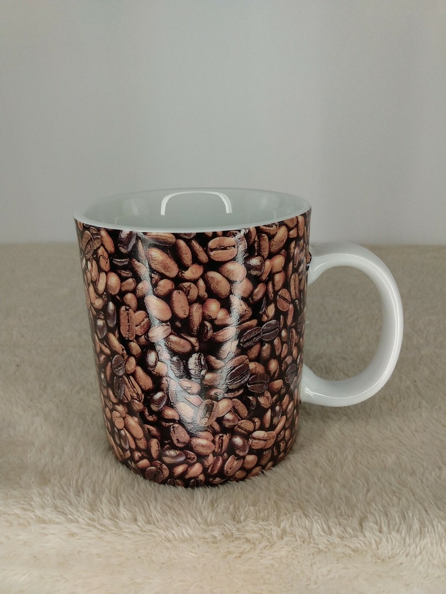 Starbucks Coffee Bean Coffee Mug Cup Beans 16 oz. 2007