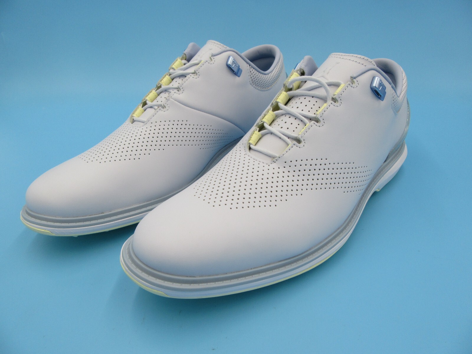 Nike Jordan ADG 4 Golf Shoes Grey Alabaster Blue Men display picture 1
