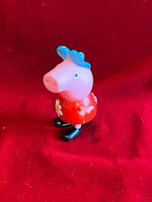 Nick Jr Peppa Pig Red Flower Dress Blue Sunglasses 2.5” Figure Cartoon Doll 2003