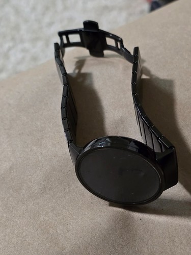 Movado Black Glass Ceramic Watch-- New!! - Picture 5 of 15