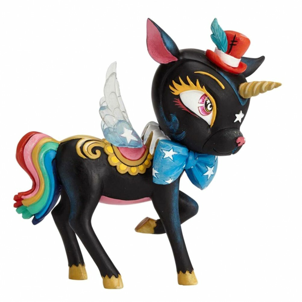 Statuette Licorne Noire Par Miss Mindy - Figurine Collection Et Décoration - Neuf