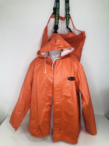 Pc. PVC Mens Lg. Fisherman Rain JACKET 