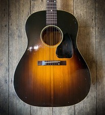 Circa 1942 Gibson J45 With Banner Headstock Acoustic In Sunburst Finish