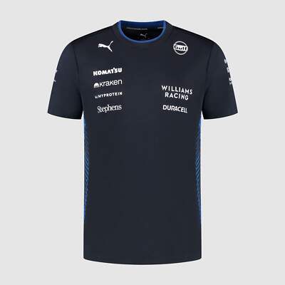 Williams Racing F1 Team Tee Shirt 2025 Navy