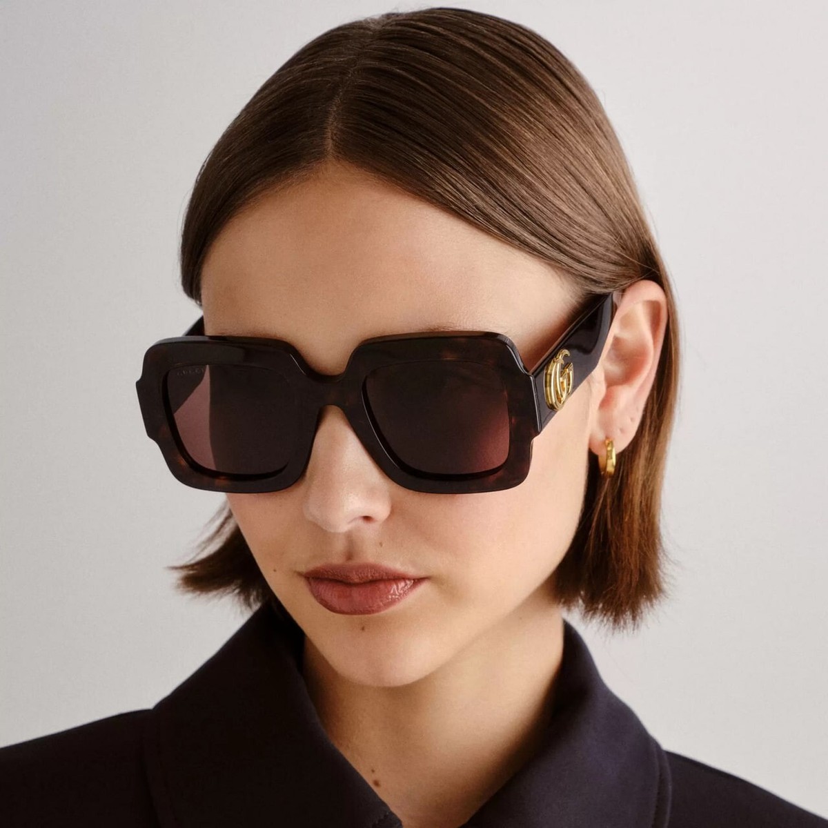 NEW GUCCI GG1547S 002 HAVANA WOMEN SUNGLASSES GUCCI | eBay