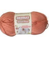 New Bernat Softee Baby Yarn 30601 Mango 5oz Skein 395 Yds